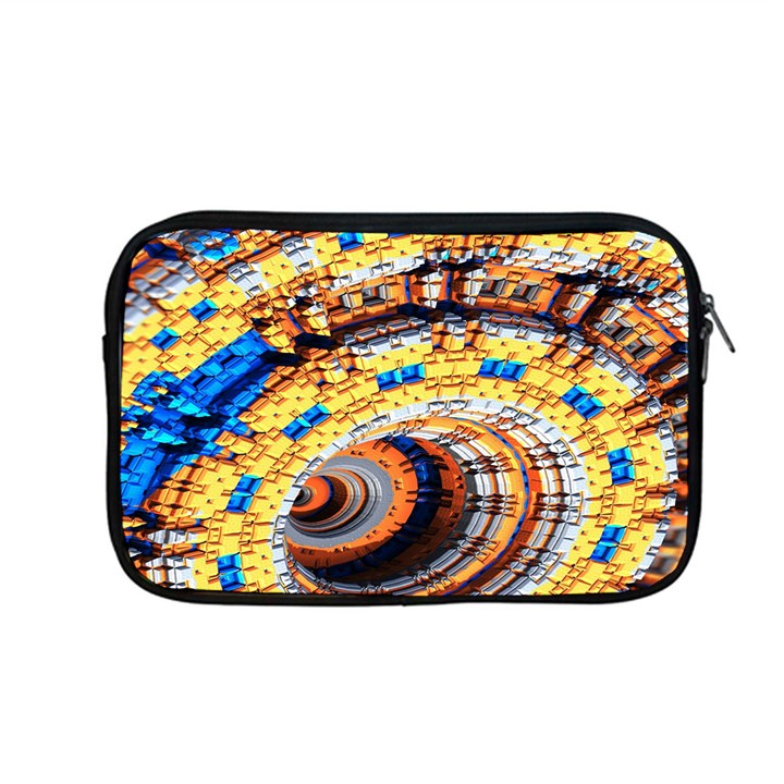 Complex Fractal Chaos Grid Clock Apple MacBook Pro 13  Zipper Case