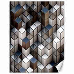 Cube Design Background Modern Canvas 18  X 24   by Nexatart