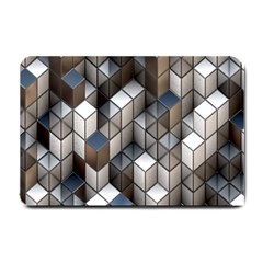 Cube Design Background Modern Small Doormat 