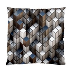 Cube Design Background Modern Standard Cushion Case (one Side) by Nexatart