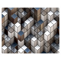 Cube Design Background Modern Double Sided Flano Blanket (medium)  by Nexatart