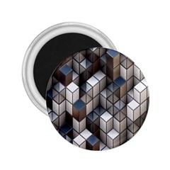 Cube Design Background Modern 2 25  Magnets