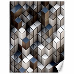 Cube Design Background Modern Canvas 12  X 16   by Nexatart