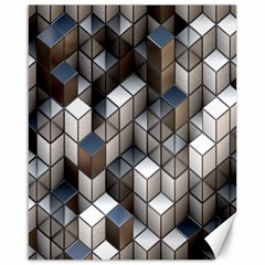 Cube Design Background Modern Canvas 16  X 20   by Nexatart