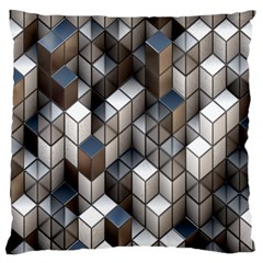 Cube Design Background Modern Standard Flano Cushion Case (two Sides) by Nexatart