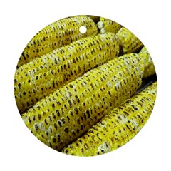 Corn Grilled Corn Cob Maize Cob Ornament (round) by Nexatart