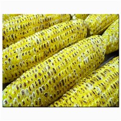 Corn Grilled Corn Cob Maize Cob Mini Button Earrings