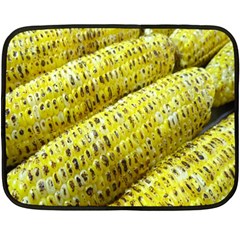 Corn Grilled Corn Cob Maize Cob Double Sided Fleece Blanket (mini)  by Nexatart