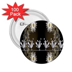 Daisy Bird  2 25  Buttons (100 Pack)  by Nexatart