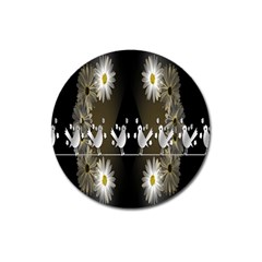 Daisy Bird  Magnet 3  (round)