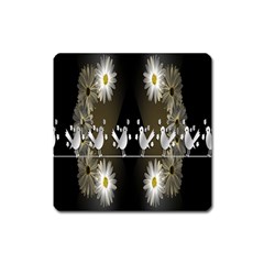 Daisy Bird  Square Magnet by Nexatart