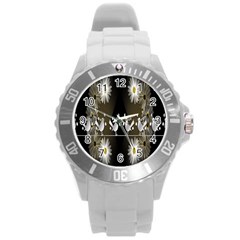 Daisy Bird  Round Plastic Sport Watch (l) by Nexatart