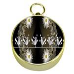 Daisy Bird  Gold Compasses Front