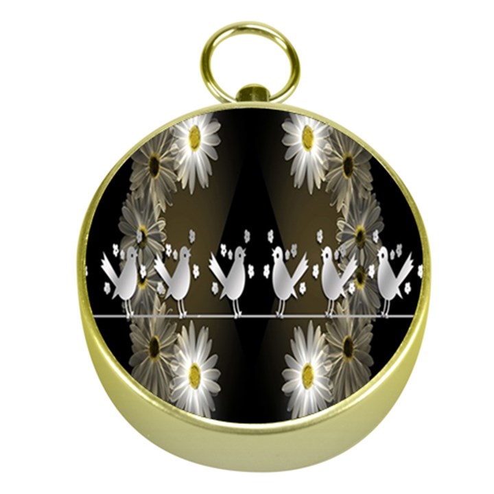 Daisy Bird  Gold Compasses