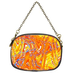 Crazy Patterns In Yellow Chain Purses (one Side) 