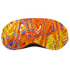 Crazy Patterns In Yellow Sleeping Masks by Nexatart