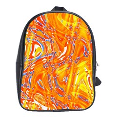 Crazy Patterns In Yellow School Bags (xl) 