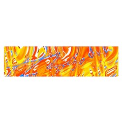 Crazy Patterns In Yellow Satin Scarf (oblong) by Nexatart