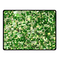 Crops Kansas Fleece Blanket (small) by Nexatart