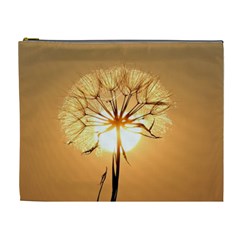 Dandelion Sun Dew Water Plants Cosmetic Bag (xl) by Nexatart