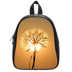 Dandelion Sun Dew Water Plants School Bags (small)  by Nexatart