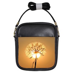 Dandelion Sun Dew Water Plants Girls Sling Bags by Nexatart