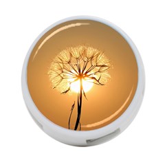 Dandelion Sun Dew Water Plants 4-port Usb Hub (one Side) by Nexatart