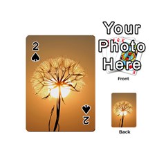 Dandelion Sun Dew Water Plants Playing Cards 54 (mini)  by Nexatart