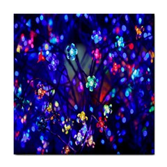 Decorative Flower Shaped Led Lights Tile Coasters