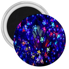 Decorative Flower Shaped Led Lights 3  Magnets