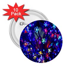 Decorative Flower Shaped Led Lights 2.25  Buttons (10 pack) 