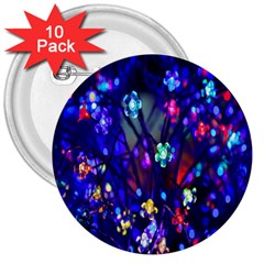 Decorative Flower Shaped Led Lights 3  Buttons (10 pack) 