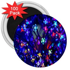 Decorative Flower Shaped Led Lights 3  Magnets (100 pack)