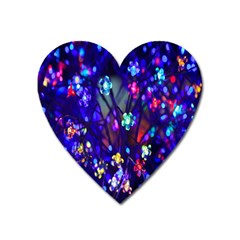 Decorative Flower Shaped Led Lights Heart Magnet