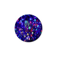 Decorative Flower Shaped Led Lights Golf Ball Marker