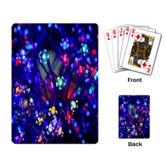 Decorative Flower Shaped Led Lights Playing Card