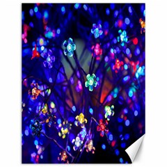 Decorative Flower Shaped Led Lights Canvas 12  x 16  