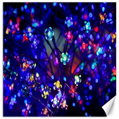 Decorative Flower Shaped Led Lights Canvas 16  x 16  