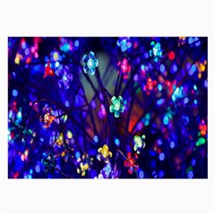 Decorative Flower Shaped Led Lights Large Glasses Cloth (2-Side)