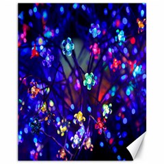 Decorative Flower Shaped Led Lights Canvas 11  x 14  