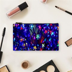 Decorative Flower Shaped Led Lights Cosmetic Bag (Small) 