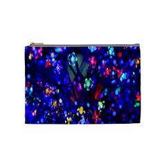 Decorative Flower Shaped Led Lights Cosmetic Bag (Medium) 