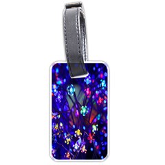 Decorative Flower Shaped Led Lights Luggage Tags (One Side) 