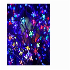 Decorative Flower Shaped Led Lights Large Garden Flag (Two Sides)