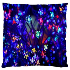 Decorative Flower Shaped Led Lights Large Cushion Case (One Side)