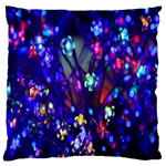 Decorative Flower Shaped Led Lights Large Cushion Case (Two Sides) Back