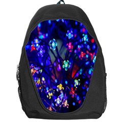 Decorative Flower Shaped Led Lights Backpack Bag by Nexatart