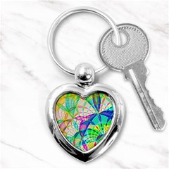 Design Background Concept Fractal Key Chains (heart)  by Nexatart