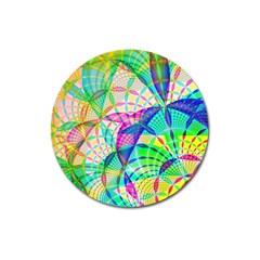 Design Background Concept Fractal Magnet 3  (round) by Nexatart