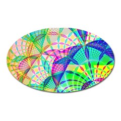 Design Background Concept Fractal Oval Magnet by Nexatart